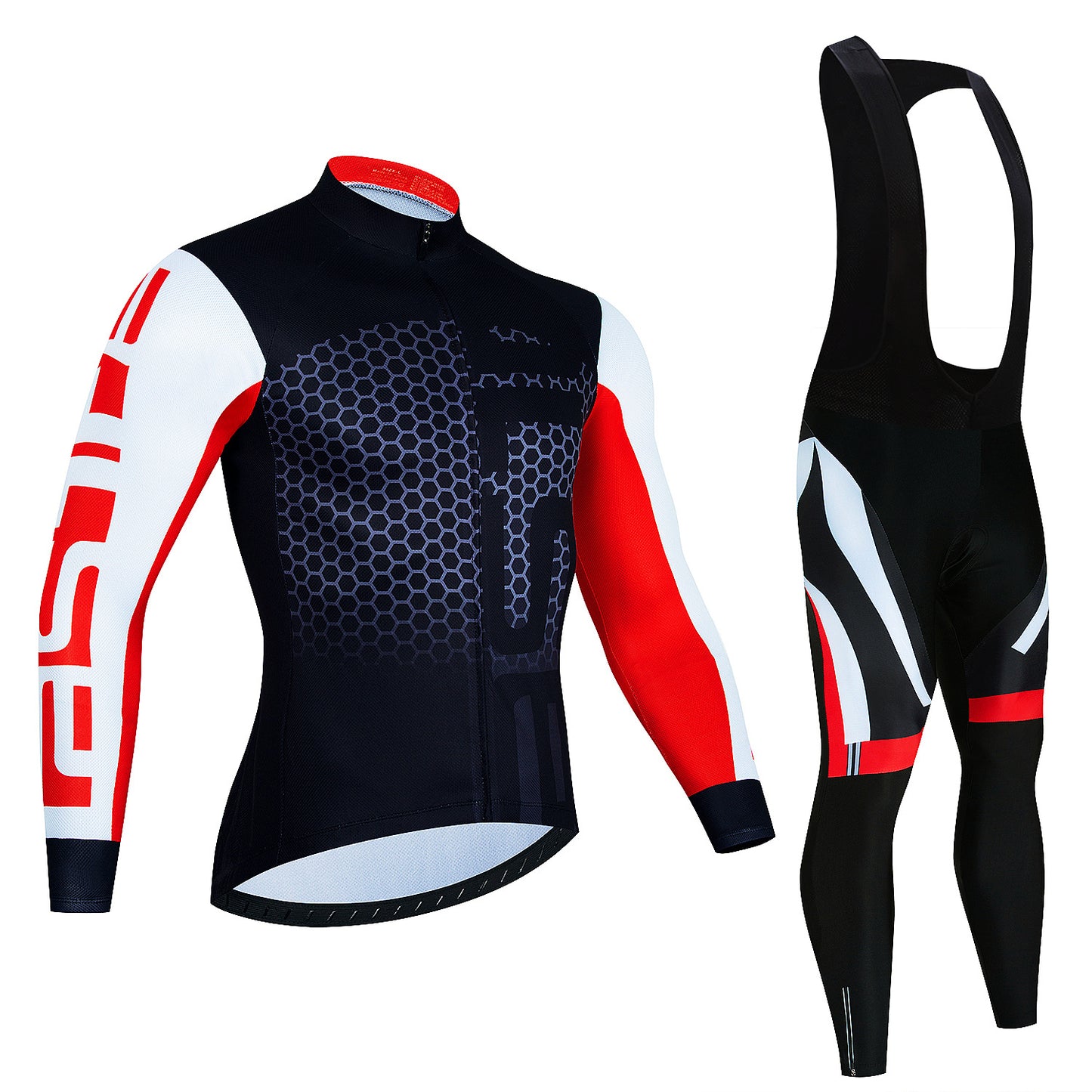 Men's Long Sleeve Cycling Suit - Breathable & Sweat-wicking