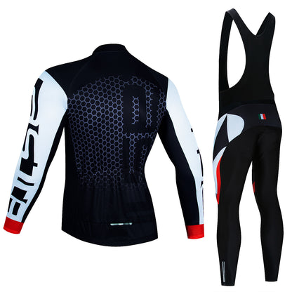 Men's Long Sleeve Cycling Suit - Breathable & Sweat-wicking