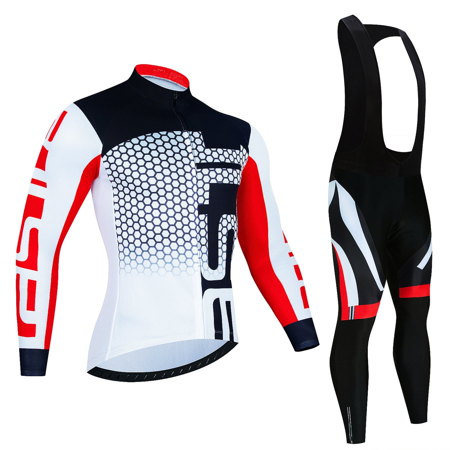 Men's Long Sleeve Cycling Suit - Breathable & Sweat-wicking