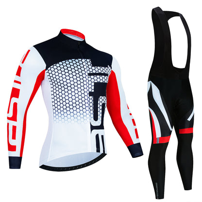 Men's Long Sleeve Cycling Suit - Breathable & Sweat-wicking