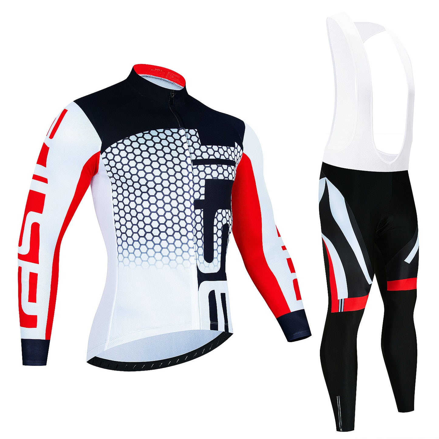 Men's Long Sleeve Cycling Suit - Breathable & Sweat-wicking