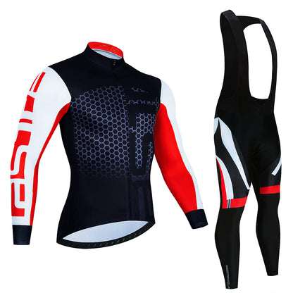Men's Long Sleeve Cycling Suit - Breathable & Sweat-wicking