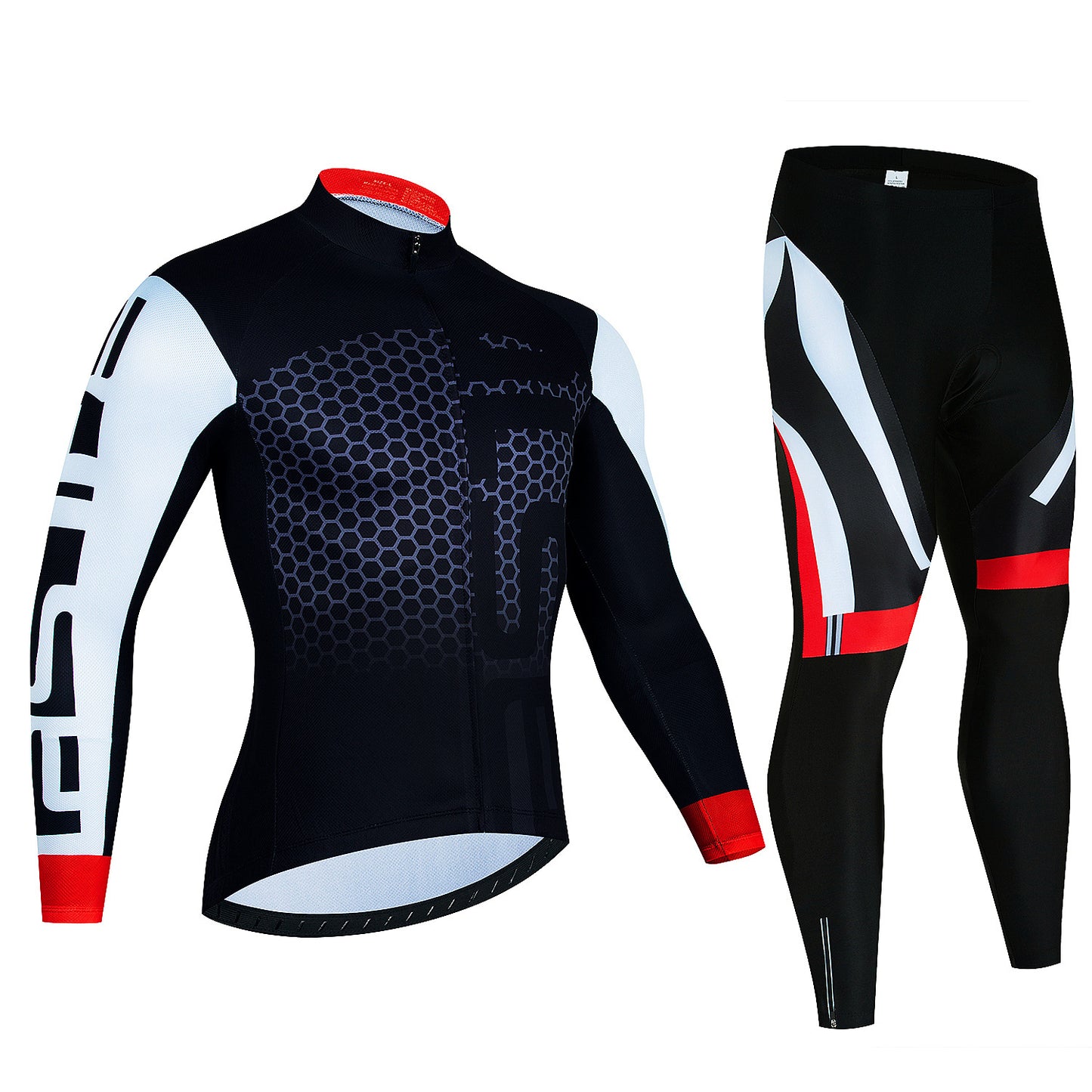 Men's Long Sleeve Cycling Suit - Breathable & Sweat-wicking