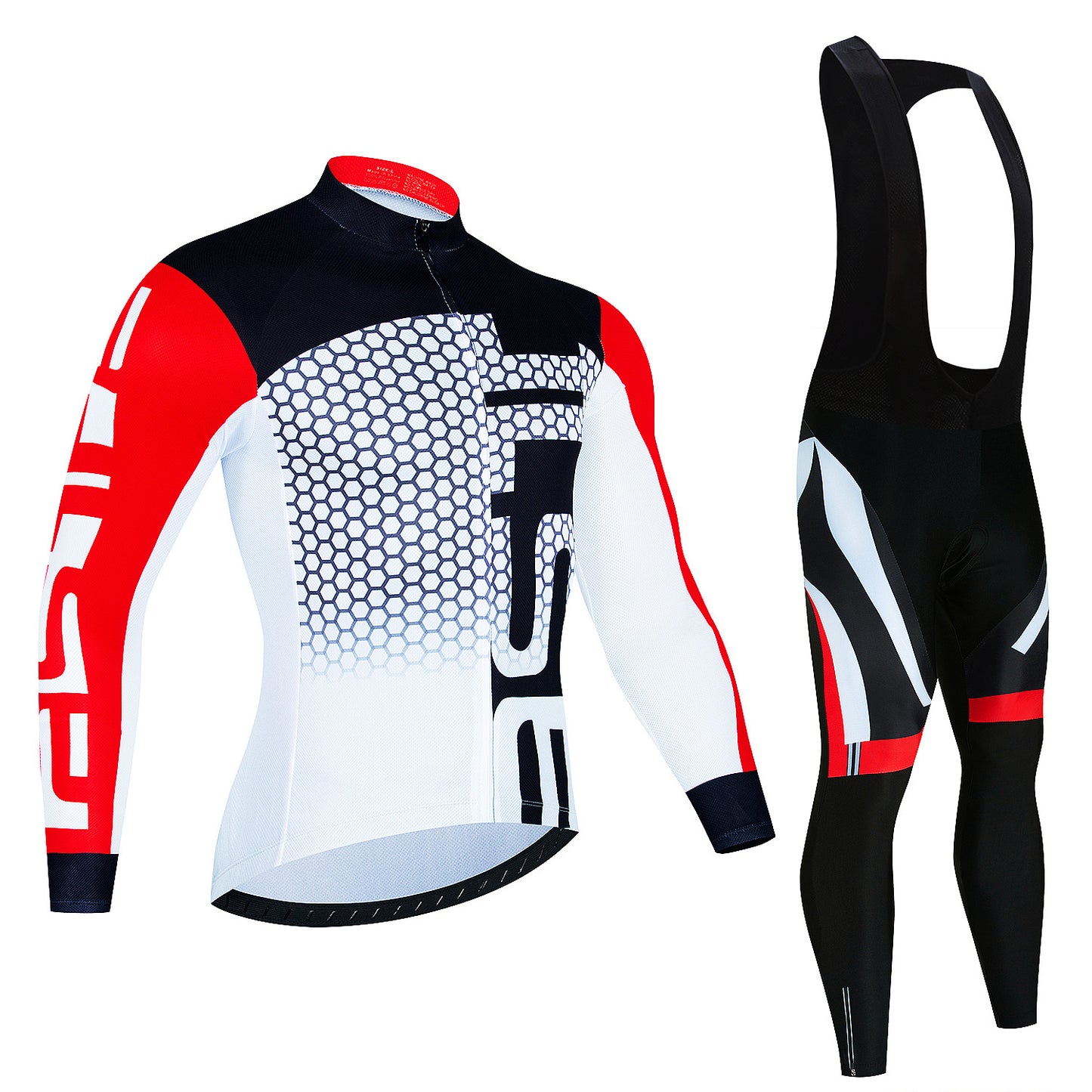 Men's Long Sleeve Cycling Suit - Breathable & Sweat-wicking