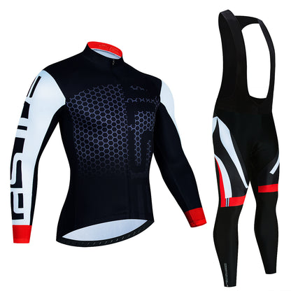 Men's Long Sleeve Cycling Suit - Breathable & Sweat-wicking