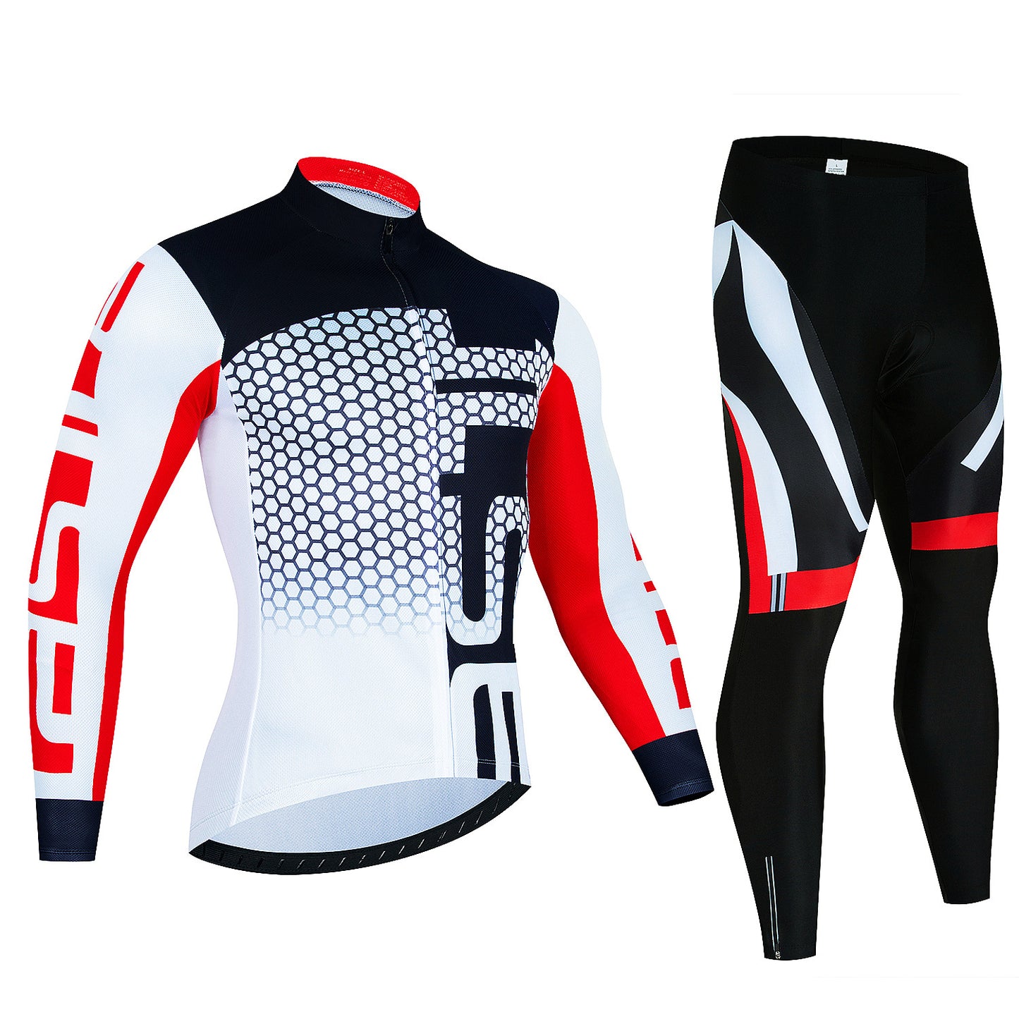 Men's Long Sleeve Cycling Suit - Breathable & Sweat-wicking
