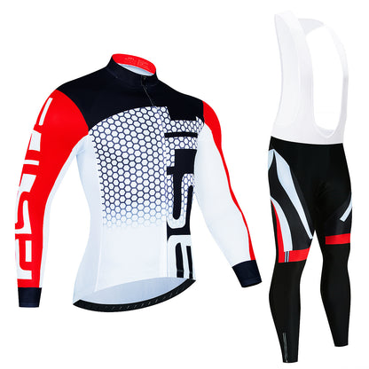 Men's Long Sleeve Cycling Suit - Breathable & Sweat-wicking