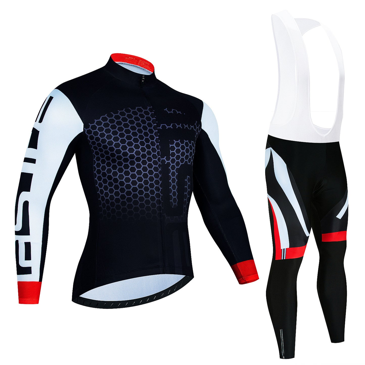 Men's Long Sleeve Cycling Suit - Breathable & Sweat-wicking