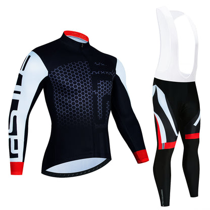 Men's Long Sleeve Cycling Suit - Breathable & Sweat-wicking