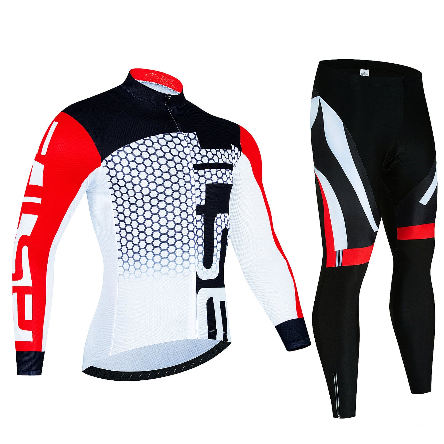 Men's Long Sleeve Cycling Suit - Breathable & Sweat-wicking